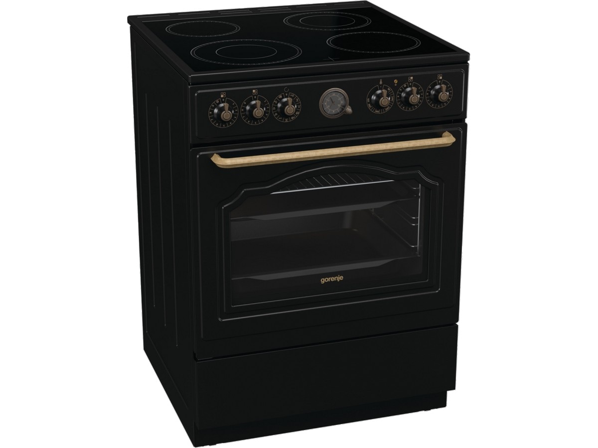 Gorenje GECS6B70CLB Glasskeramisk komfyr (sort) Komfyr