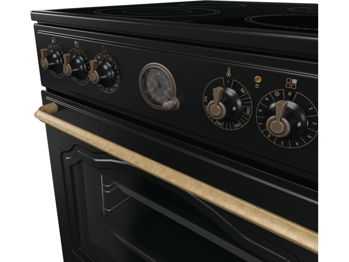 Gorenje GECS6B70CLB Glasskeramisk komfyr (sort) Komfyr