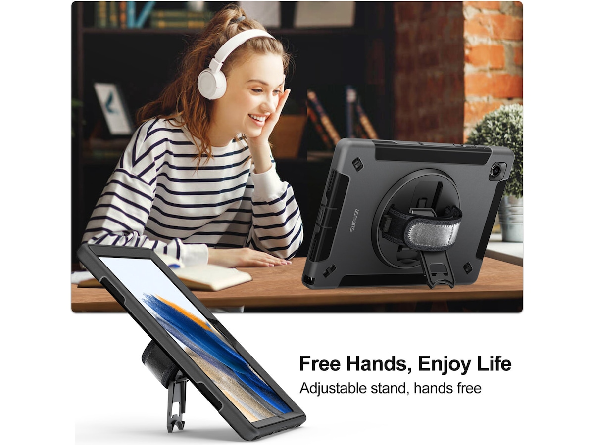 4smarts Galaxy Tab Active4 Pro Rugged Case Grip Deksel til nettbrett