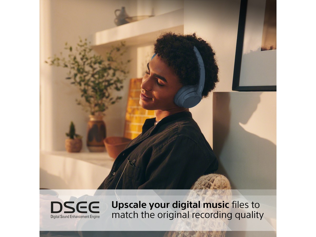 Sony WH-CH720N støydempende trådløse hodetelefoner, Over-Ear (blå) Hodetelefoner