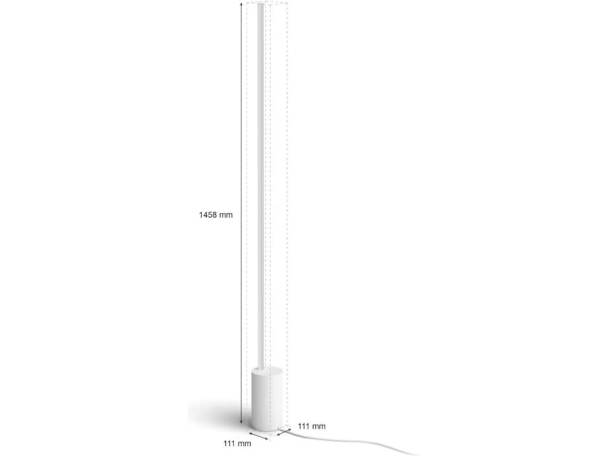 Philips Hue Gradient Signe gulvlampe (hvit) 2-pack Gulvlampe