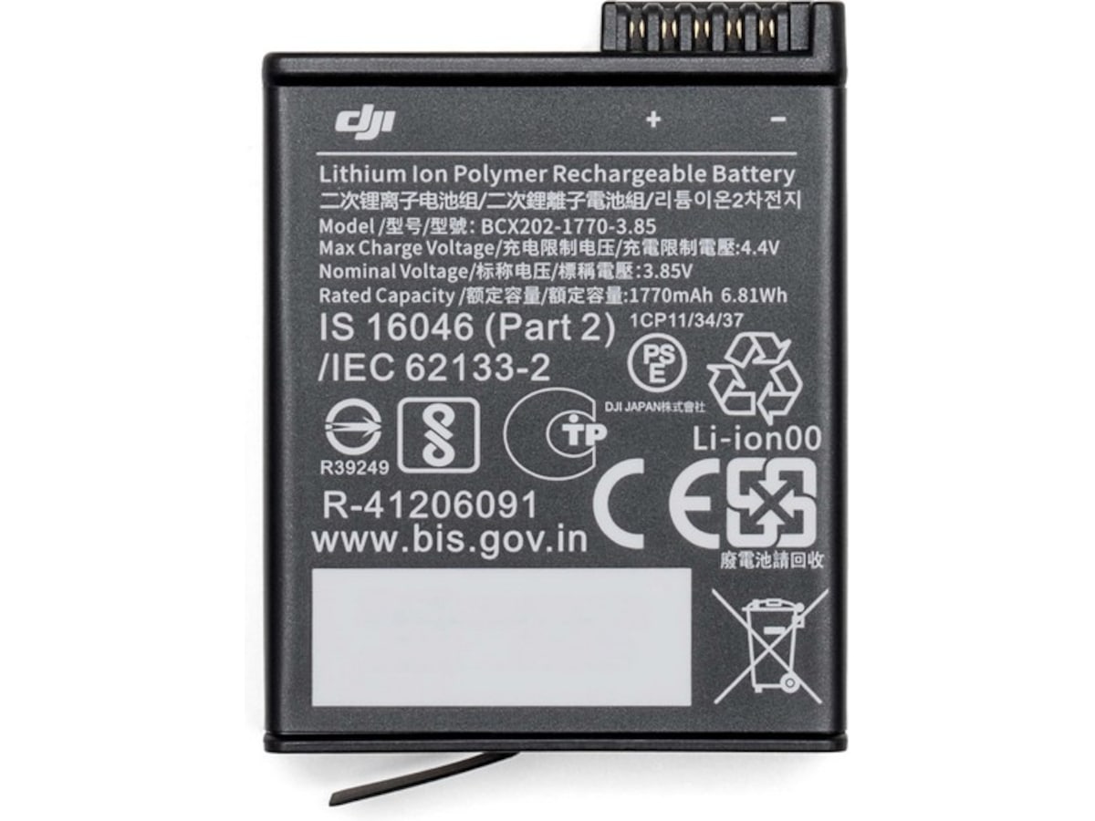 DJI Battery Extreme for Osmo Action 3 Tilbehørssett til kamera