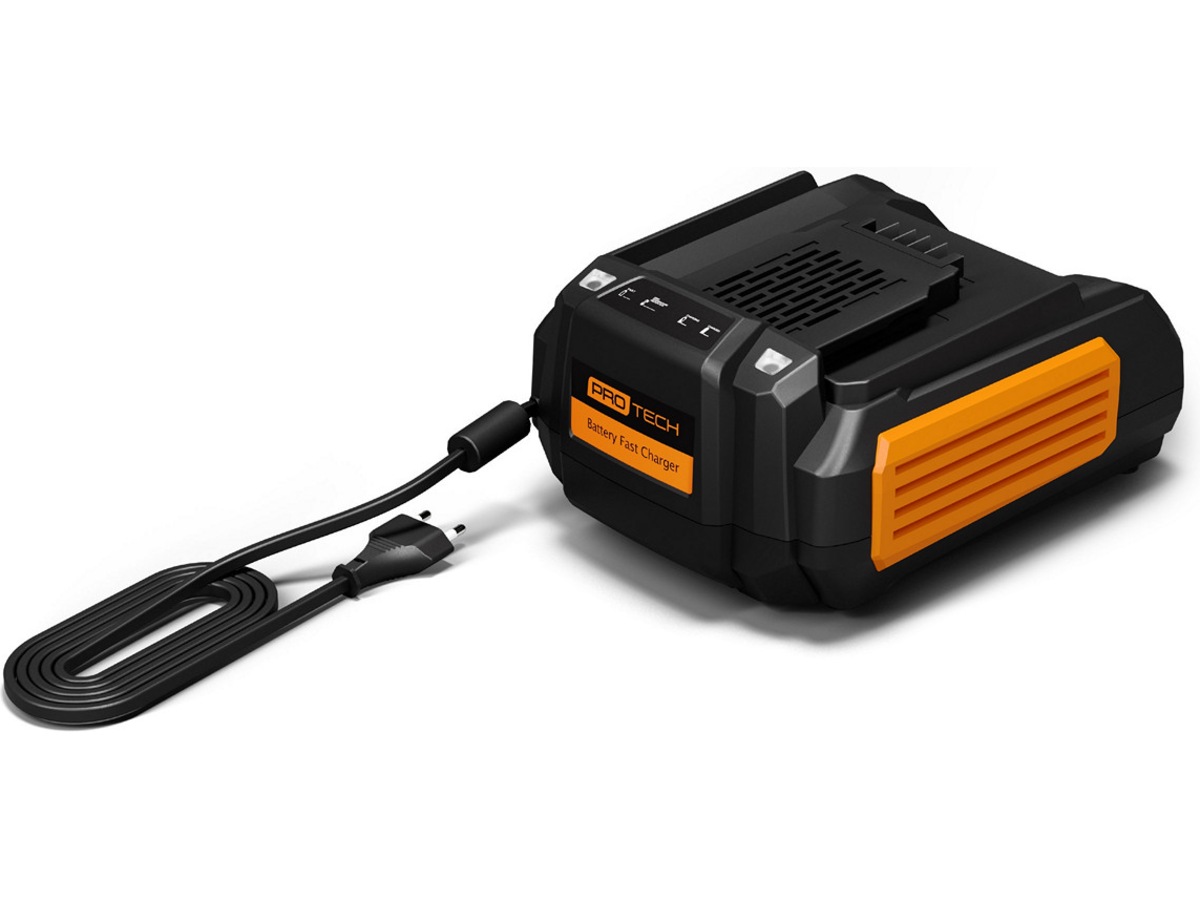 Protech +62 Volt 2.5 Ah batteri + hurtiglader Batterier til håndholdte hagemaskiner