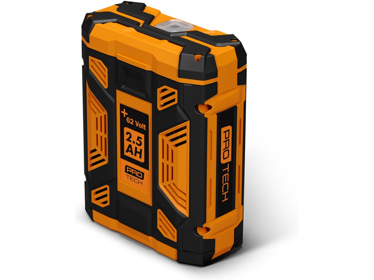 Protech +62 Volt 2.5 Ah batteri + hurtiglader Batterier til håndholdte hagemaskiner