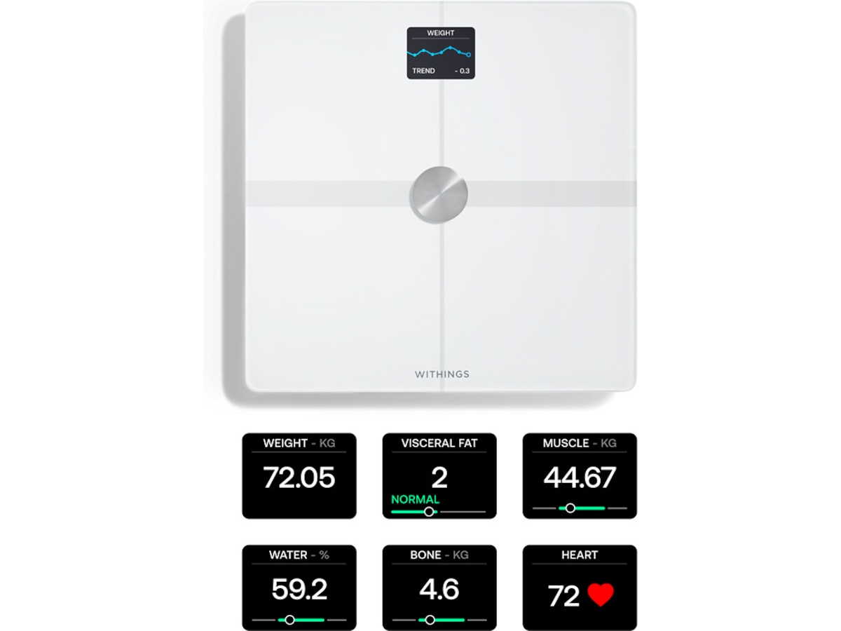 Withings Body Smart Wi-Fi badevekt (hvit) Badevekt