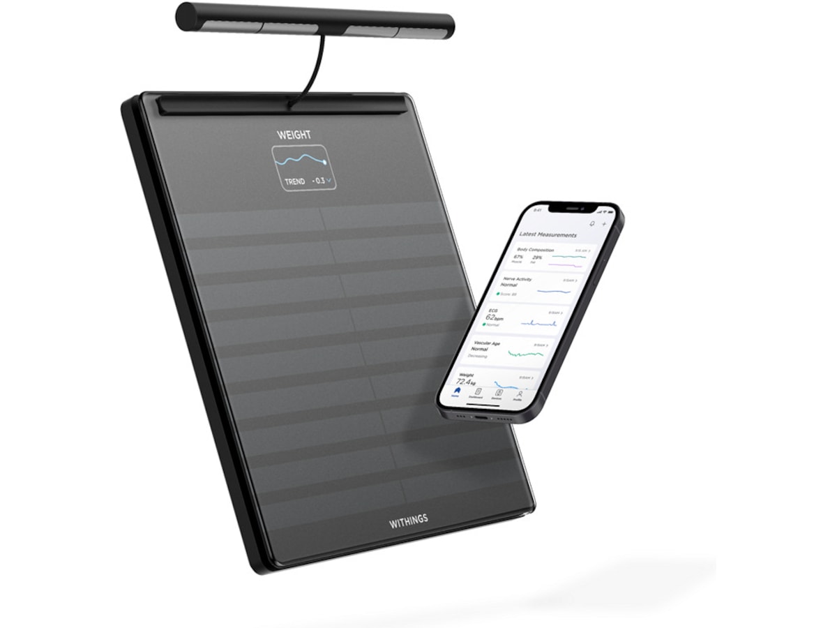 Withings Body Scan smart badevekt (sort) Badevekt