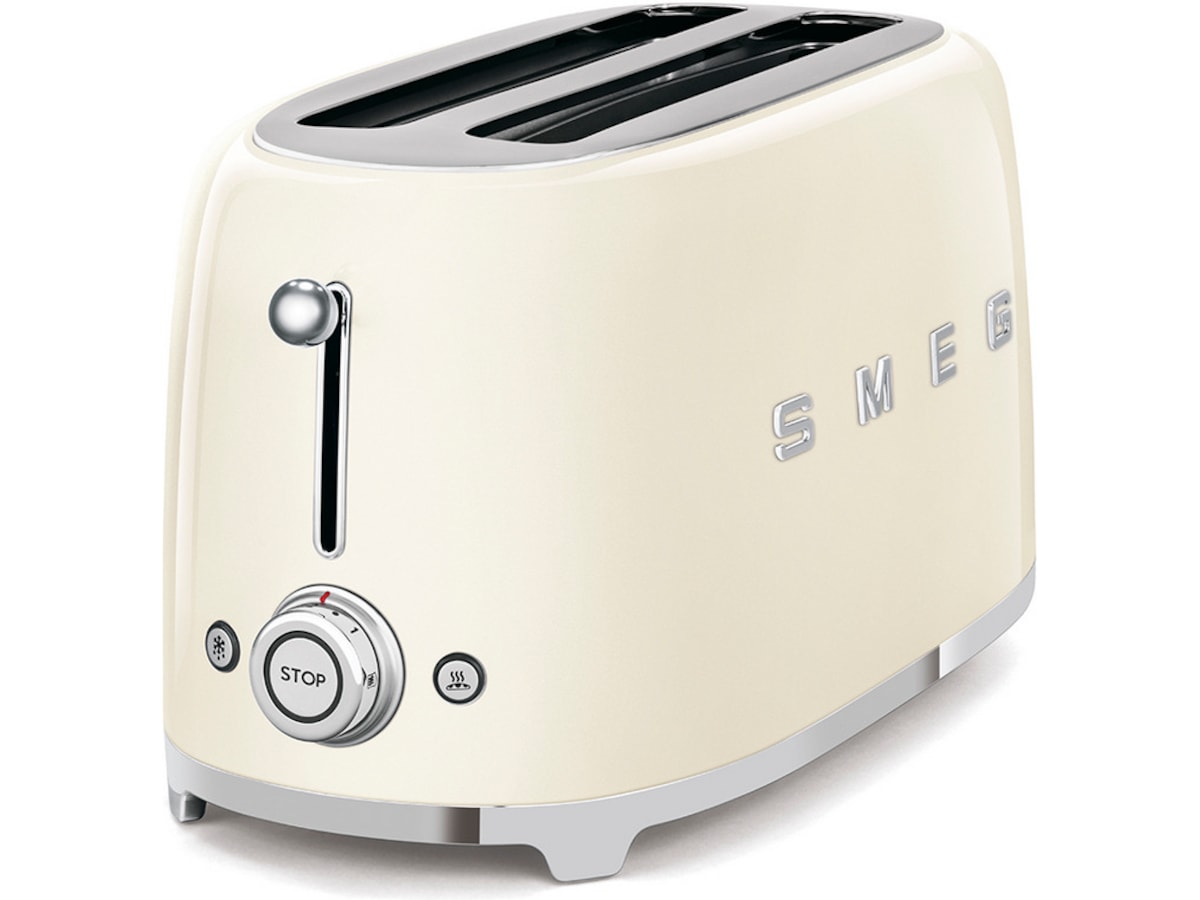 Smeg TSF02CREU 4x2 brødrister (cream) Brødristere