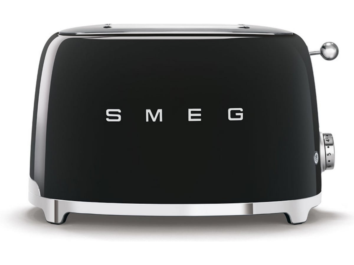 Smeg TSF01BLEU Brødrister for 2 skiver (sort) Brødristere