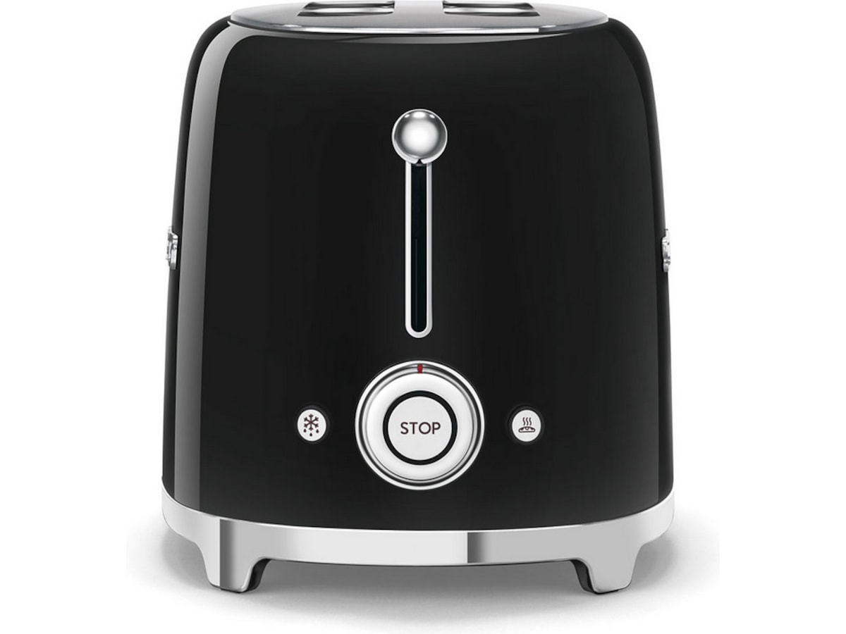 Smeg TSF01BLEU Brødrister for 2 skiver (sort) Brødristere