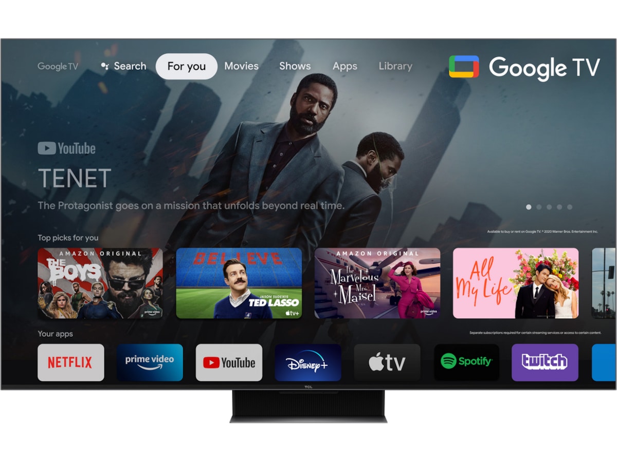 TCL 75" C849 Mini LED 4K Google TV 144Hz 70 - 79 tommer TV