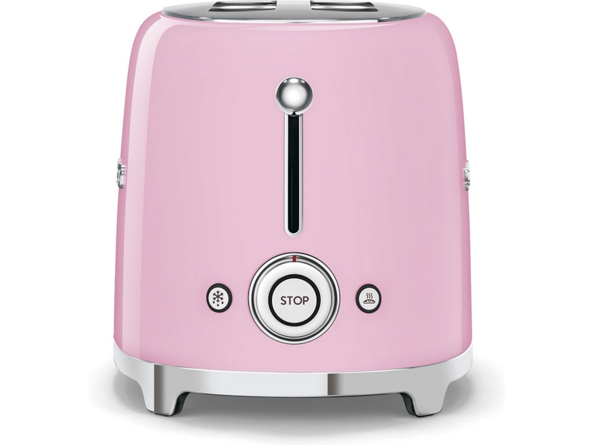 Smeg TSF01PKEU Brødrister for 2 skiver (rosa) Brødristere