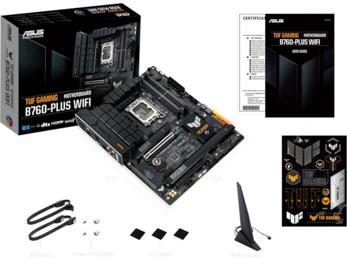 ASUS TUF GAMING B760-PLUS WIFI Hovedkort Intel Socket