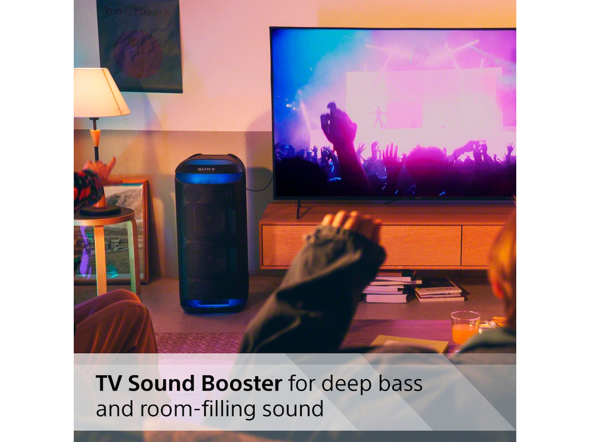 Sony SRS-XV800 Trådløs bærbar høyttaler (sort) Trådløs / Bluetooth-høyttaler