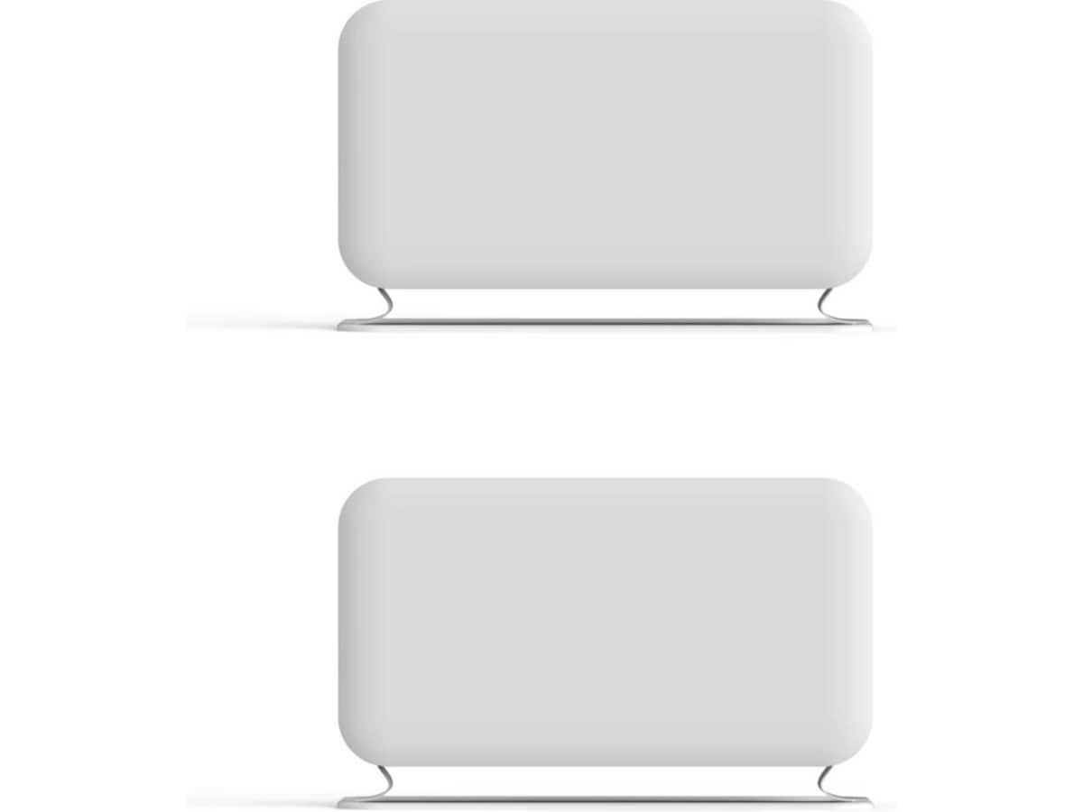 Mill Instant Max gulvovn 2200W Mec (hvit) 2-pack Frittstående varmeovner