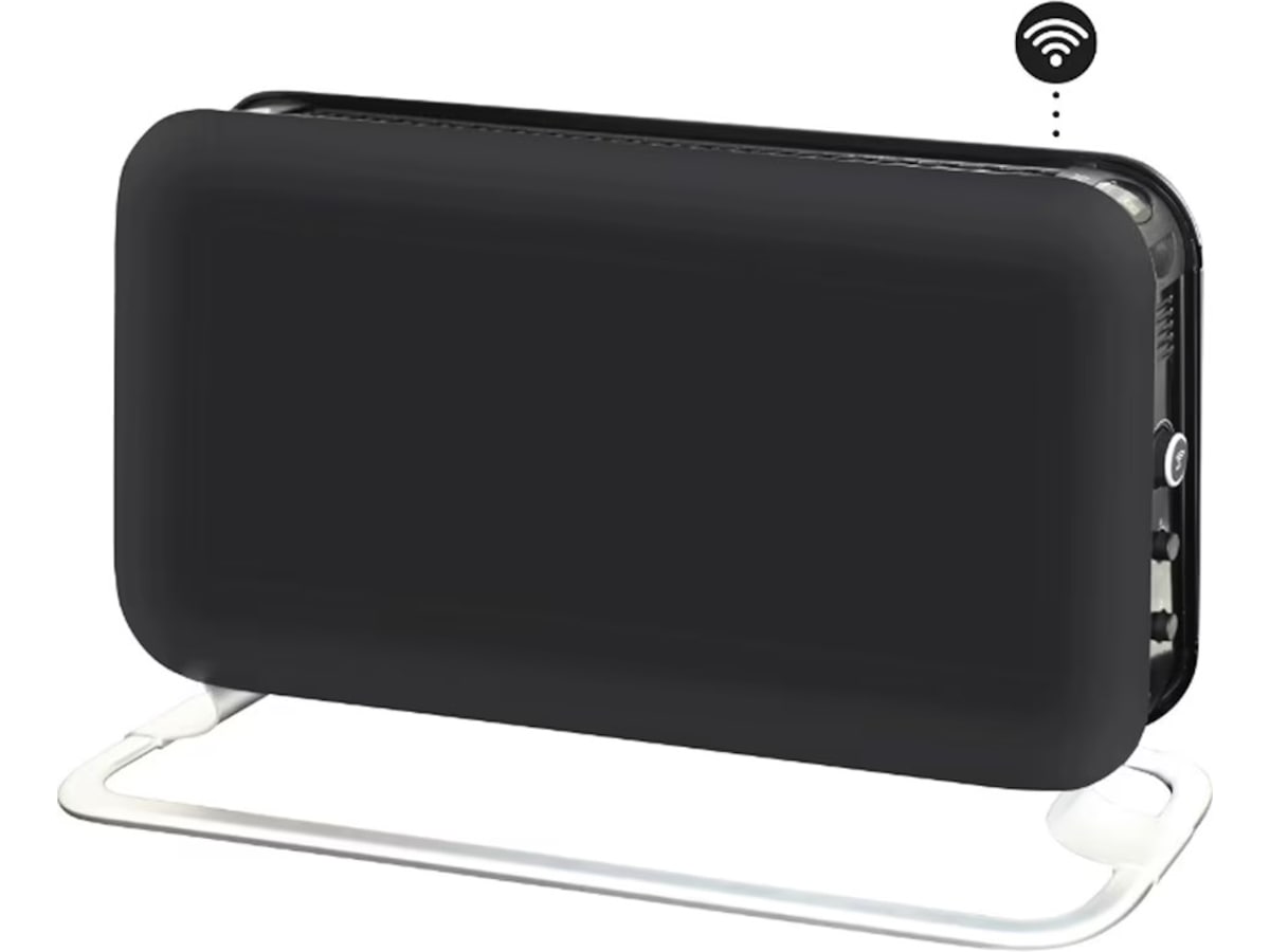 Mill WiFi gulvovn 1200W (sort) 2-pack Frittstående varmeovner