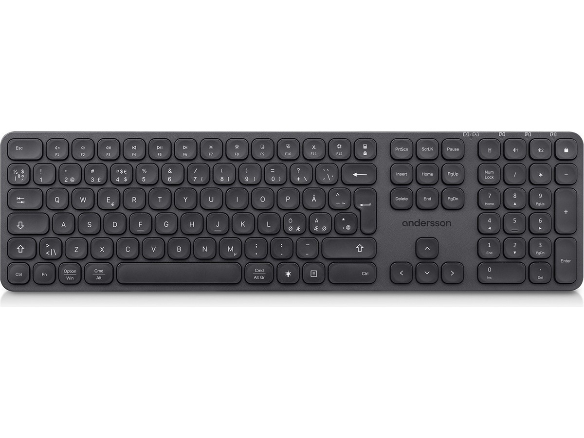 Andersson WSK-M3000 trådløs Tastatur og mus (sort) Mus & tastatur -kombipakker