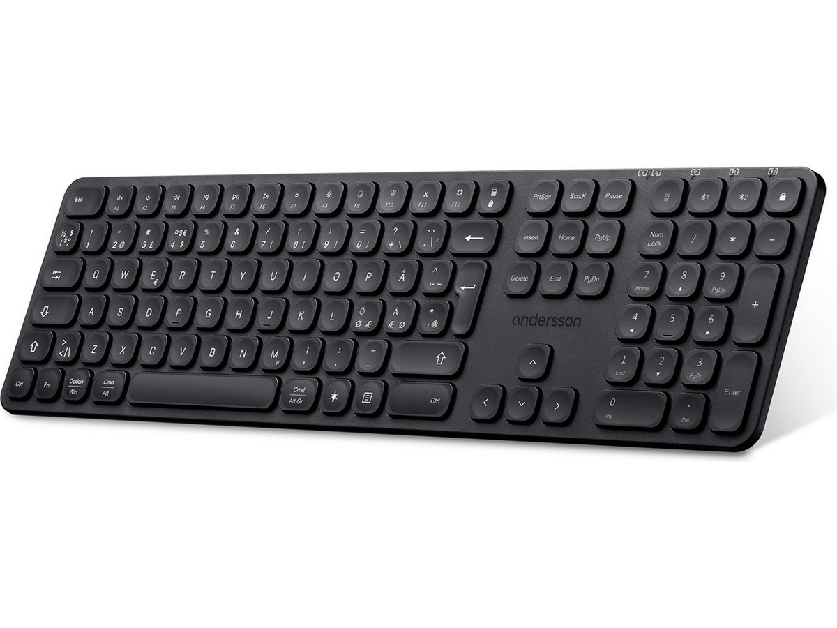 Andersson WSK-M3000 trådløs Tastatur og mus (sort) Mus & tastatur -kombipakker
