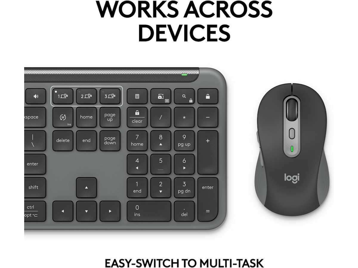 Logitech Signature Slim Combo MK950 for Business (graphite) Mus & tastatur -kombipakker