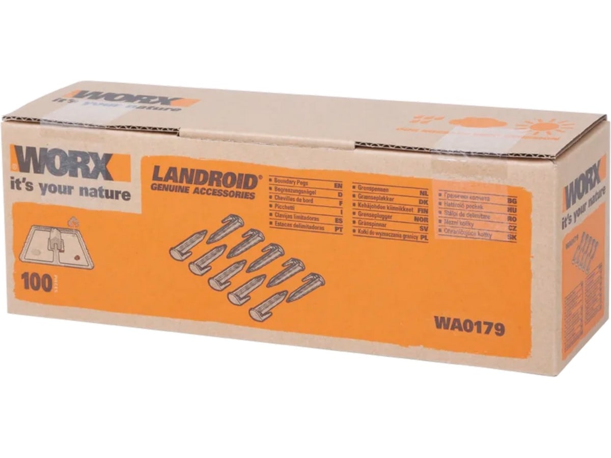 WORX 100 kabelstifter for robotgressklipper WA0179 Tilbehør til gressklippere