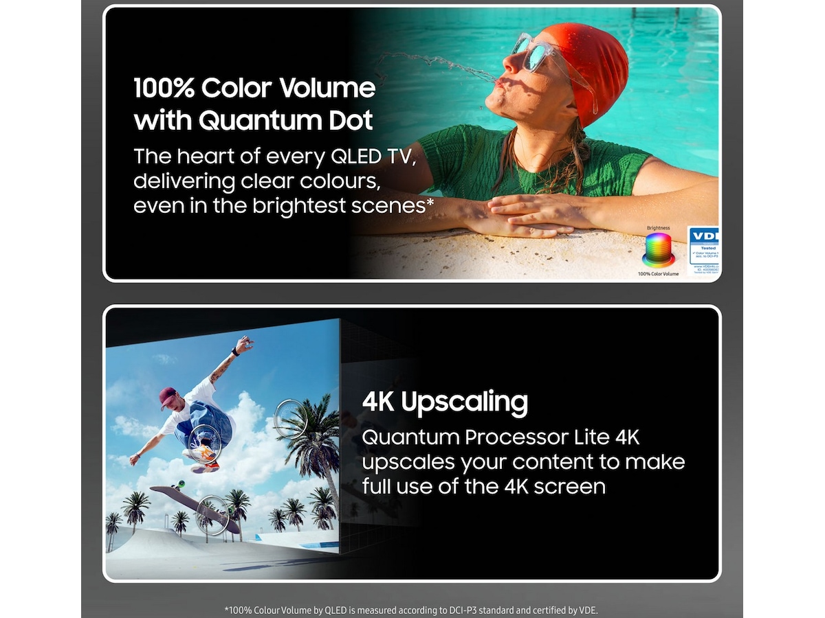 Samsung 55" Q60D QLED 4K TV TQ55Q60D 50 - 59 tommer TV