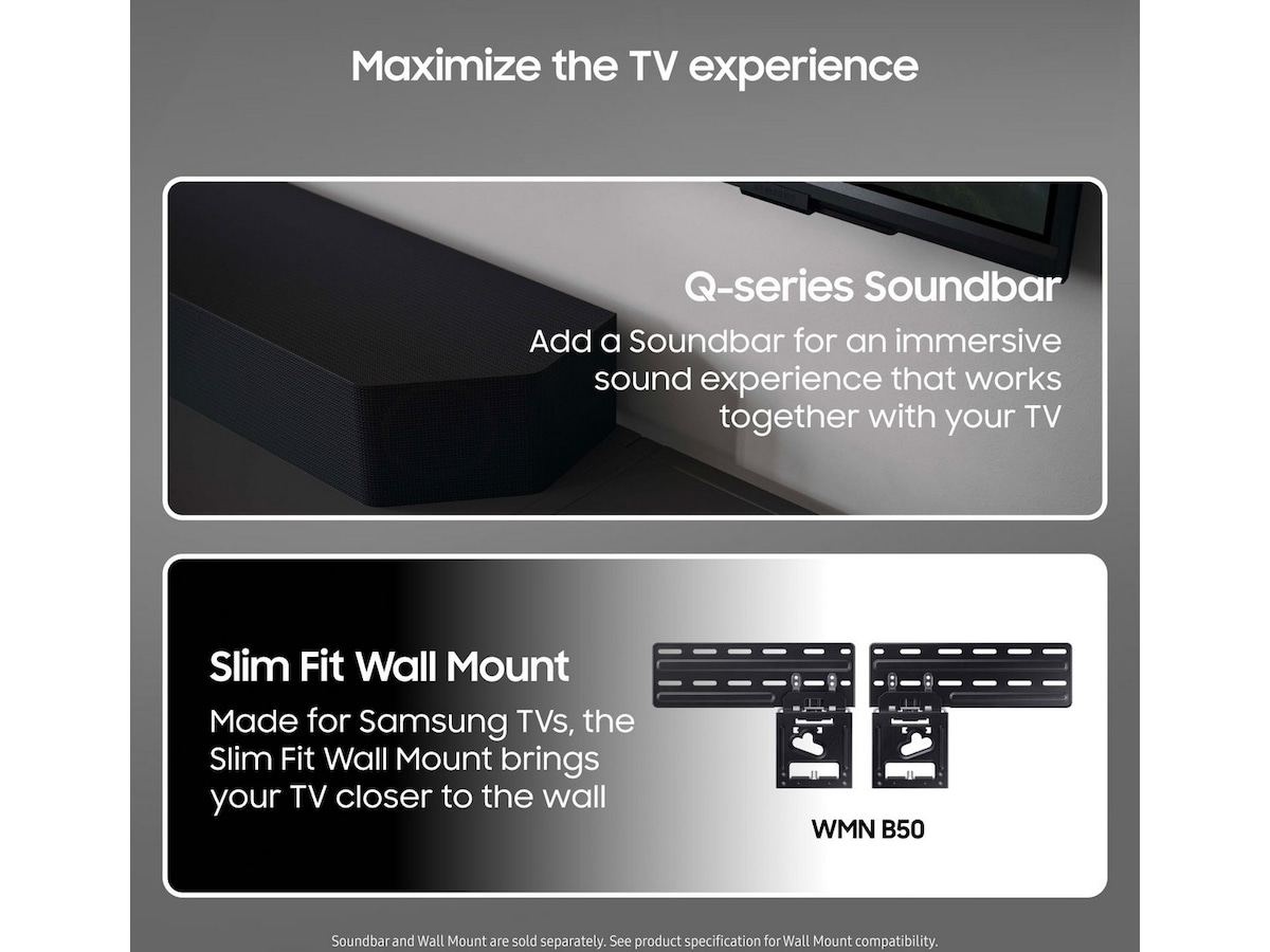 Samsung 55" Q60D QLED 4K TV TQ55Q60D 50 - 59 tommer TV