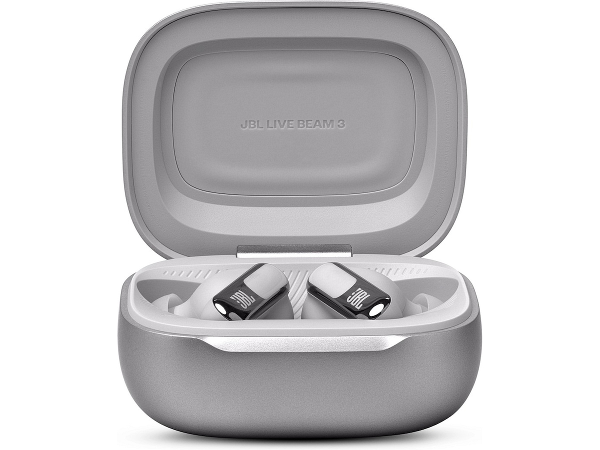 JBL LIVE BEAM 3 trådløse ørepropper, In-Ear (sølv) Ørepropper
