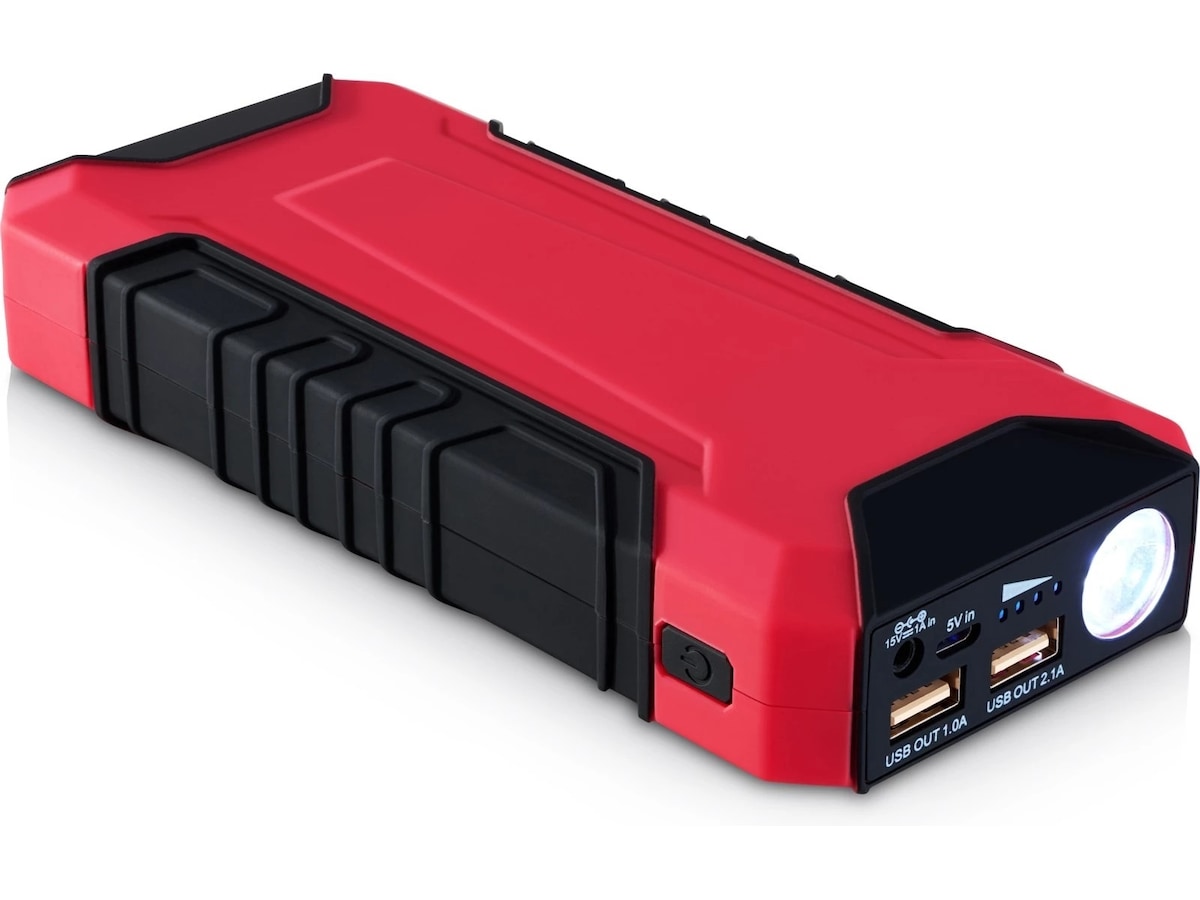 Andersson Powerbank + Jumpstarter 8000 mAh (rød)