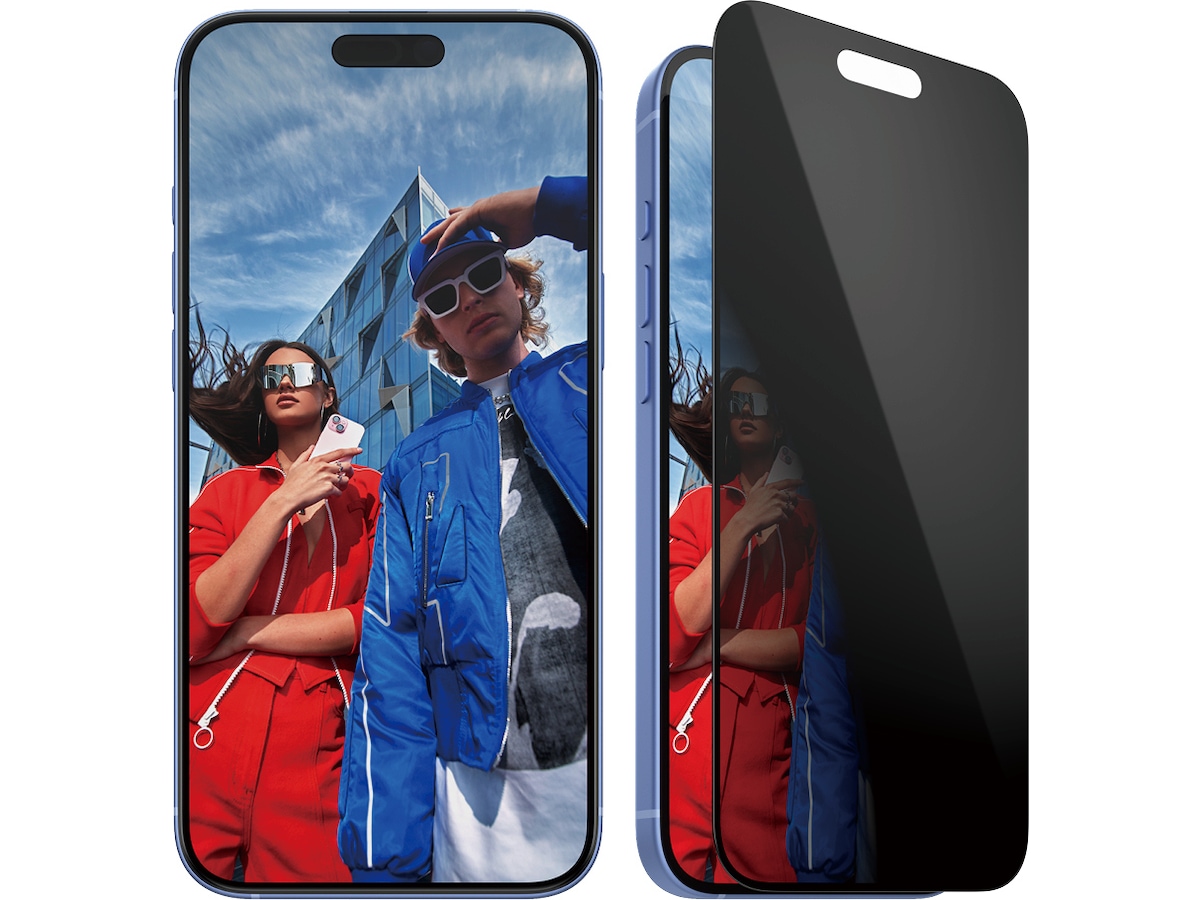 PanzerGlass iPhone 16 Plus | 15 Plus Privacy skjermbeskytter Skjermbeskyttelse