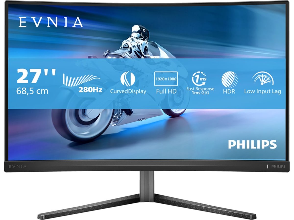 Philips 27" curved gamingskjerm 27M2C5200W/00 Skjermer