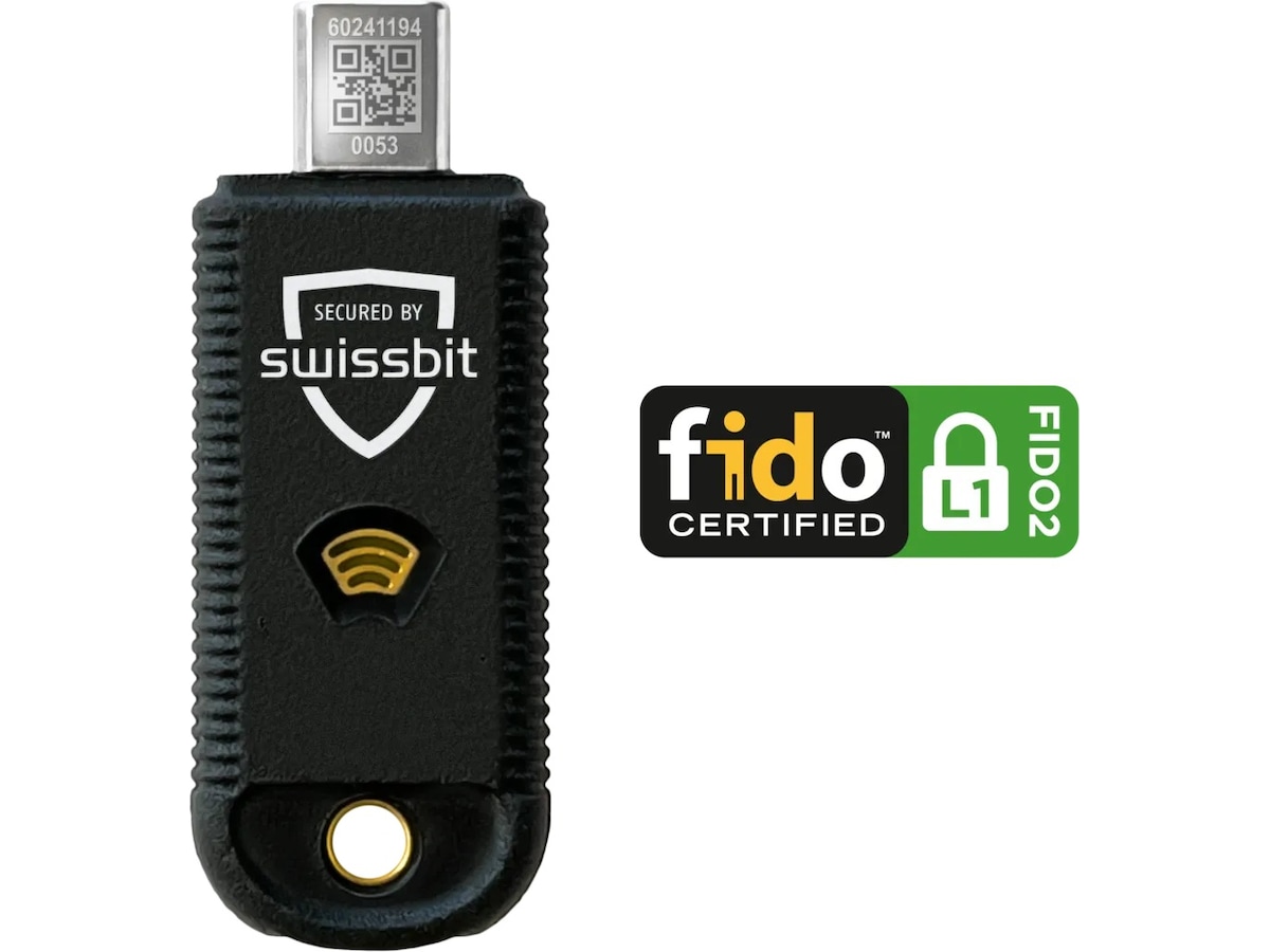 Swissbit iShield USB-C Pro Antivirus / Sikkerhet
