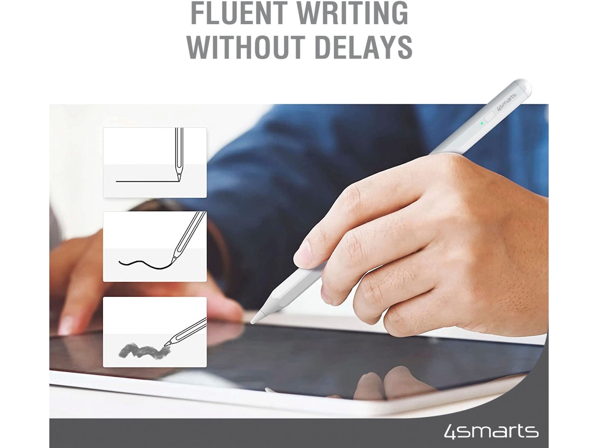 4smarts Pencil Pro 3 iPad stylus (hvit) Tastatur og stylus