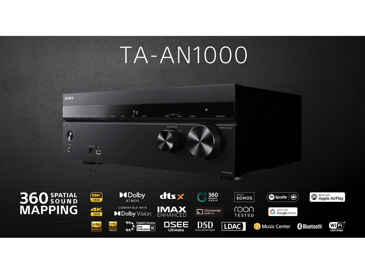 Sony TA-AN1000 - 7.2-kanals AV-hjemmekinoforsterker Receivere