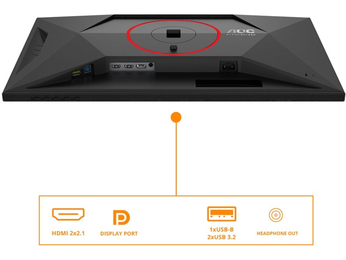 AOC 27" 4K gamingskjerm U27G4R Skjermer