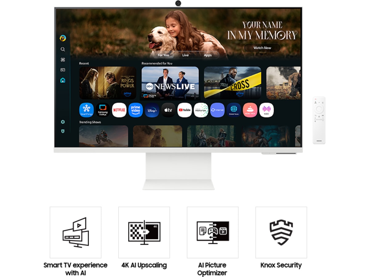 Samsung 32" 4K smartskjerm M8 32FM801 Skjermer