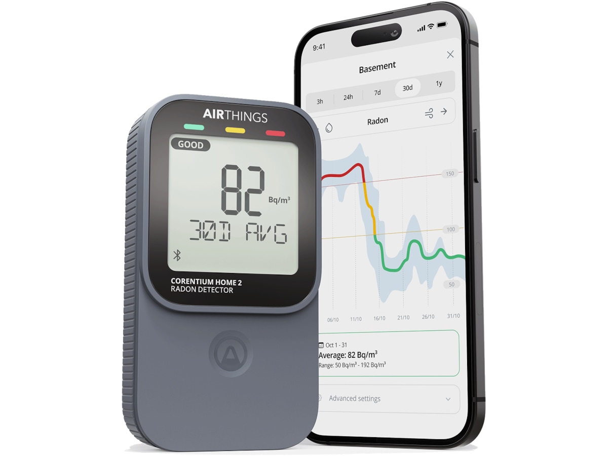 Airthings Corentium Home 2 Radonmåler