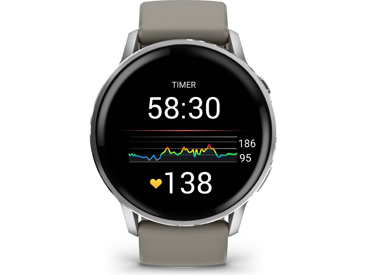 Garmin Venu 4 45mm GPS (silver/gray) Smartklokker