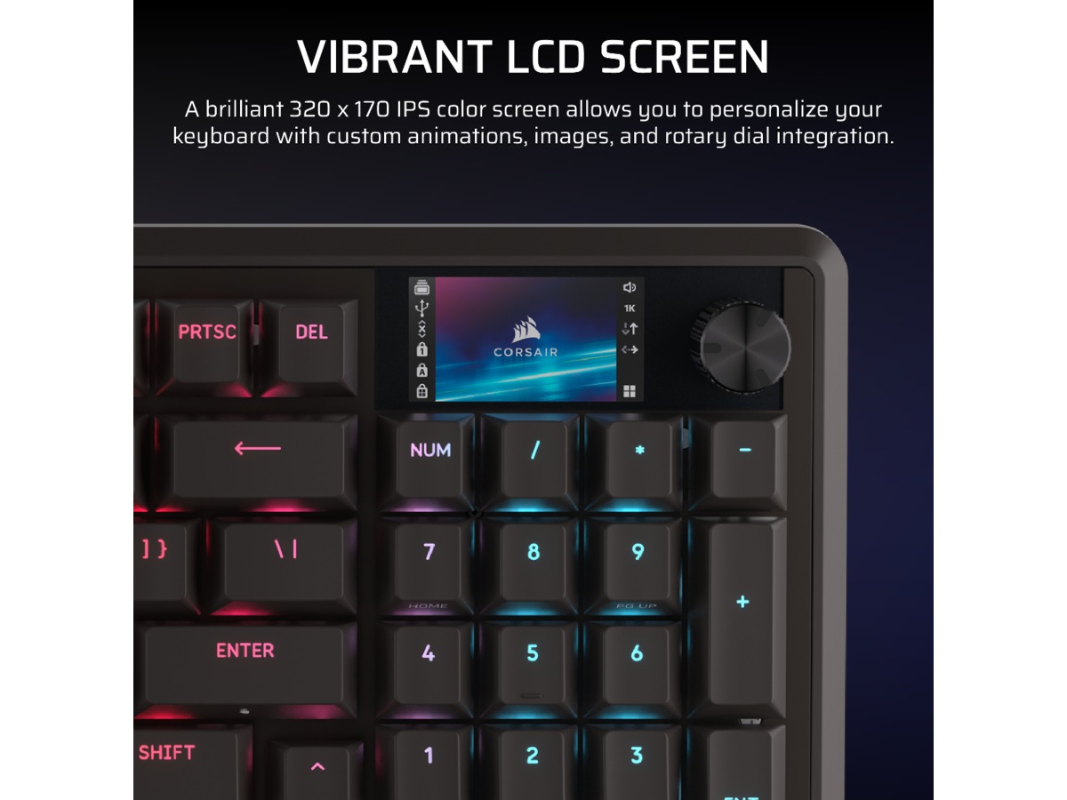 Corsair Vanguard PRO 96 RGB Gamingtastatur (sort) -B-Grade Demo tastatur