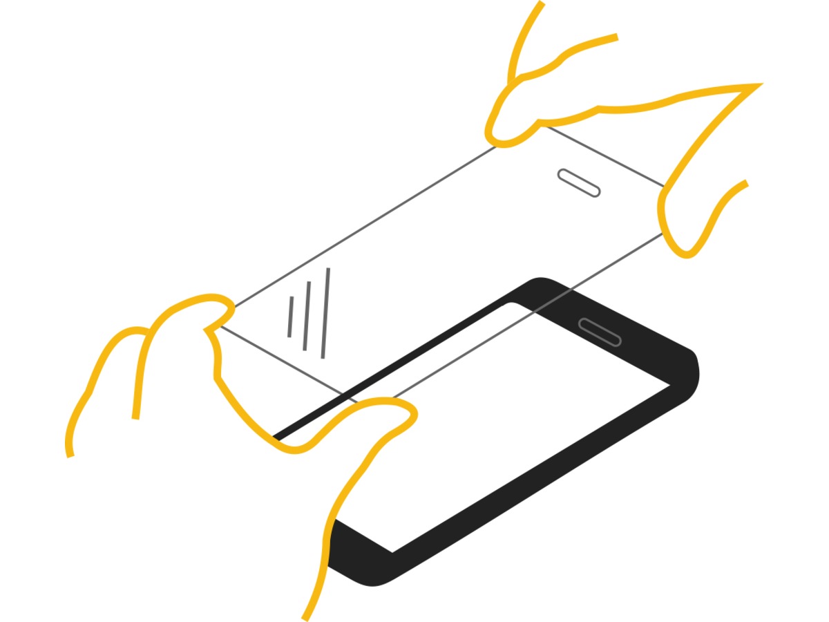 Skjermbeskyttelse og montering Skjermbeskyttelse