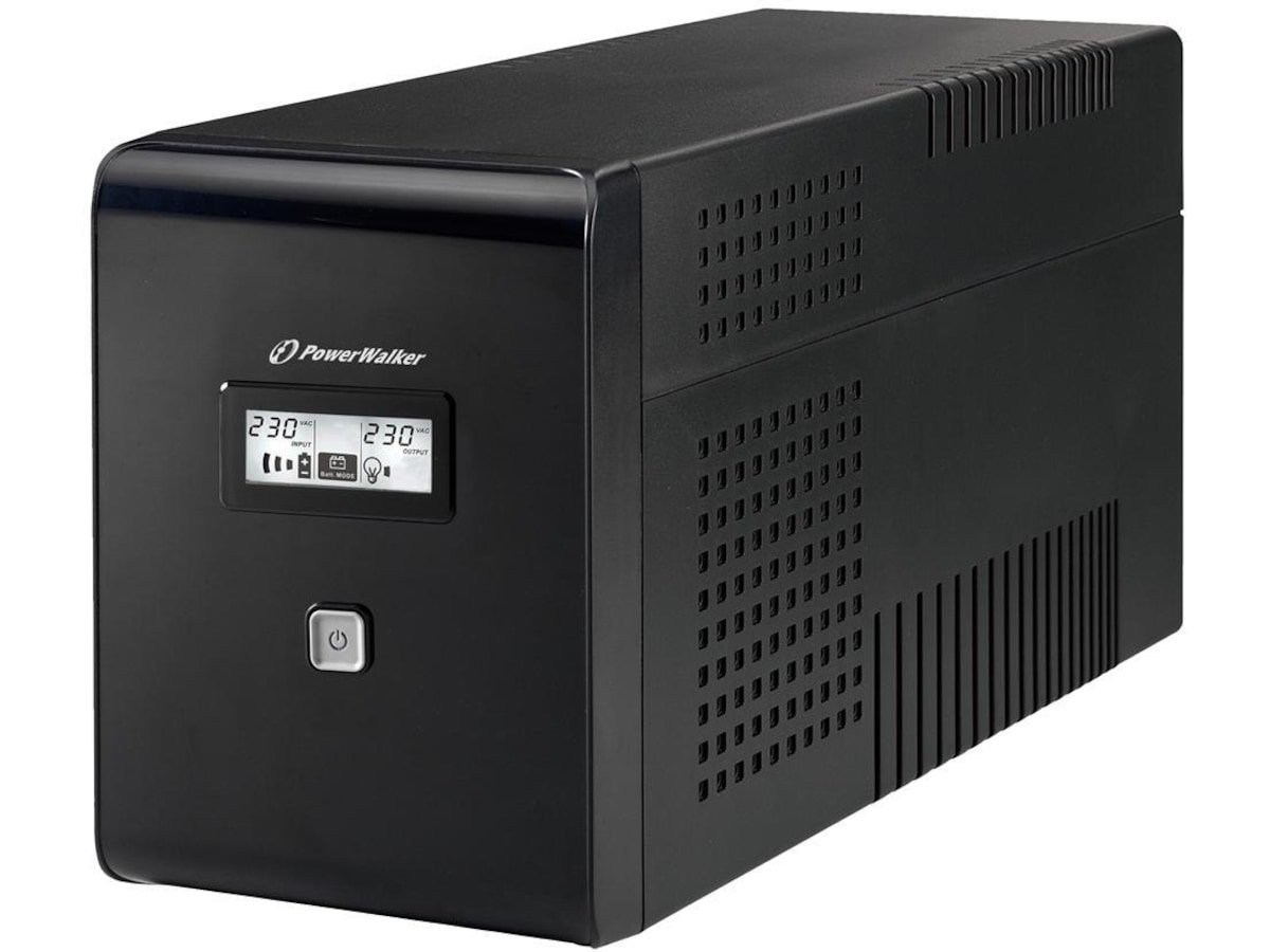 BlueWalker PW UPS VI 2000 LCD Schuko UPS og UPS batteri