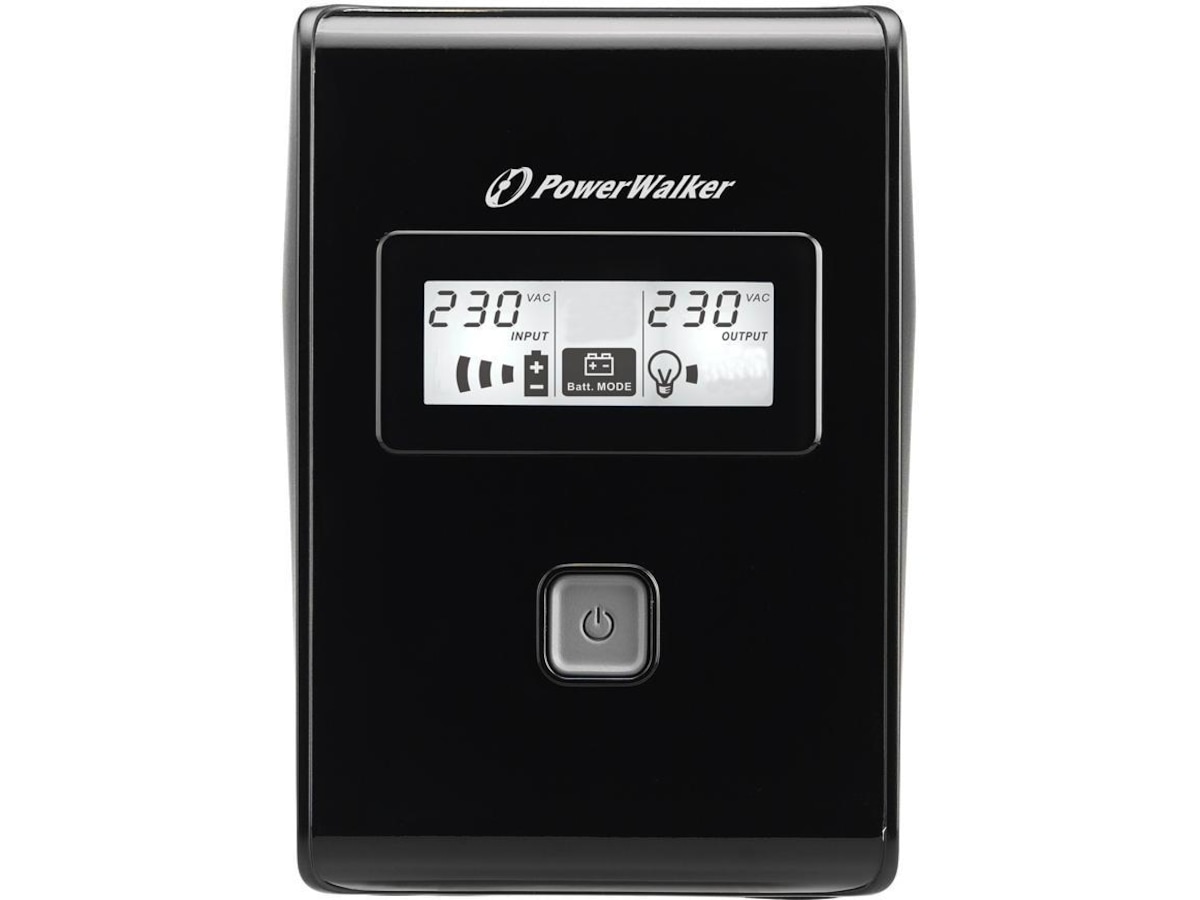 BlueWalker PW UPS VI 650 LCD Schuko UPS og UPS batteri