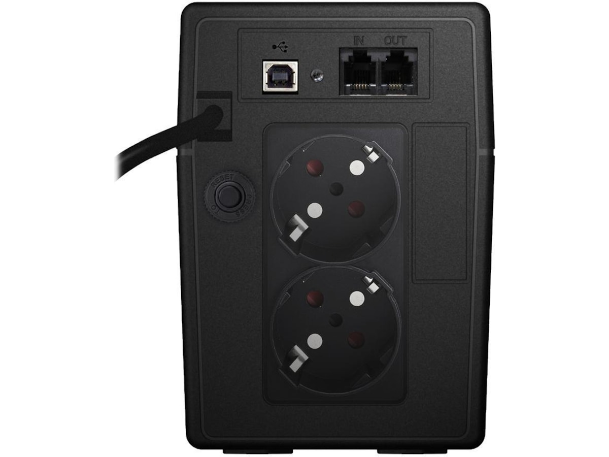 BlueWalker PW UPS VI 650 LCD Schuko UPS og UPS batteri