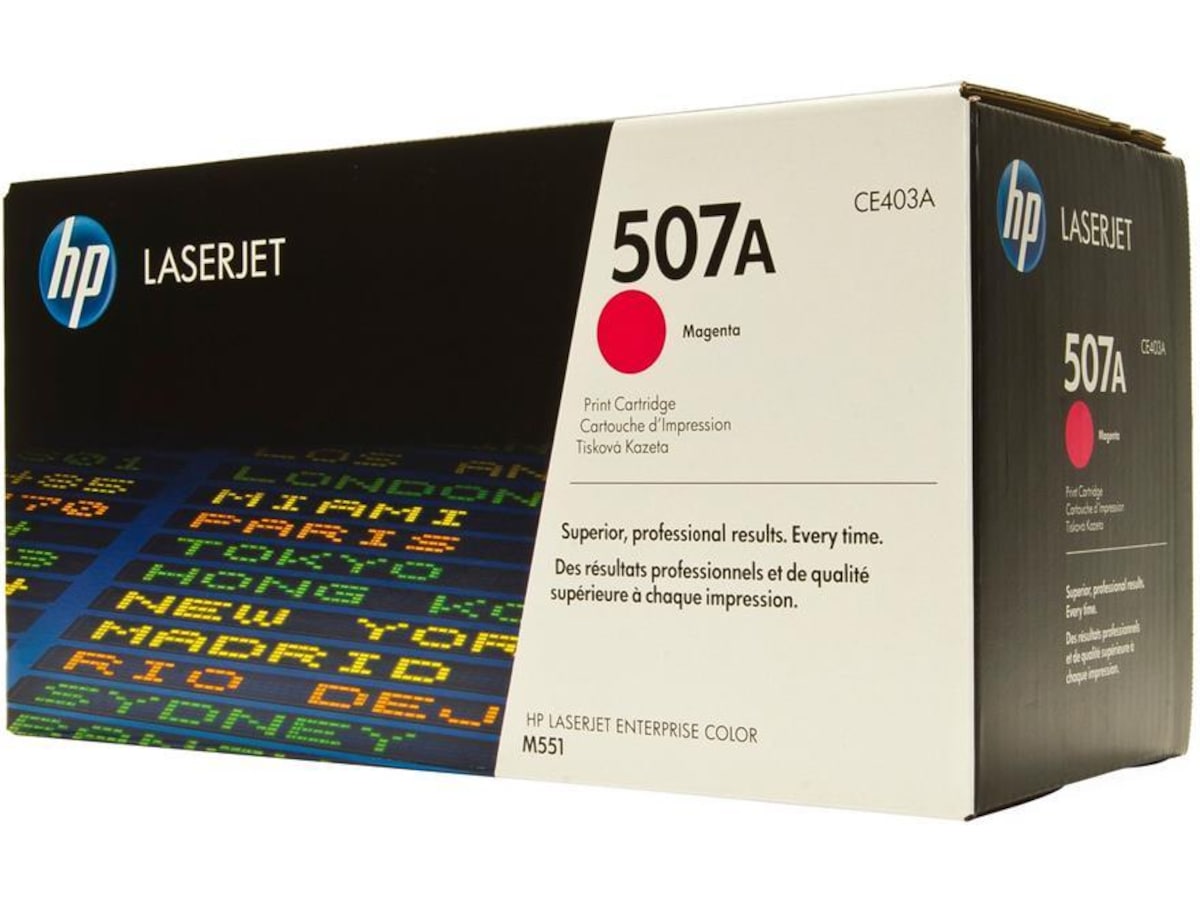 HP Toner 507A Magenta Lasertoner