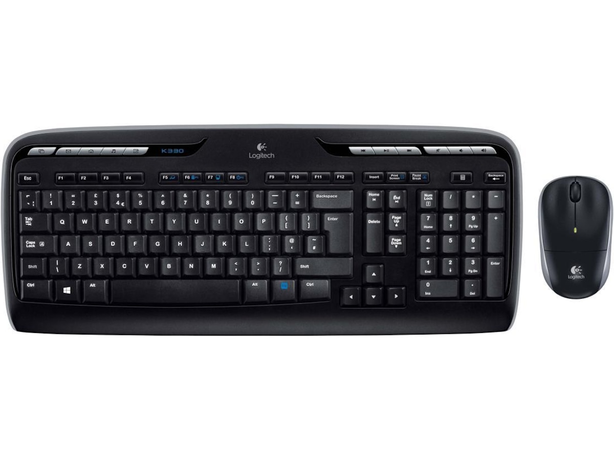 Logitech MK330 Combo Trådløs Mus & tastatur -kombipakker