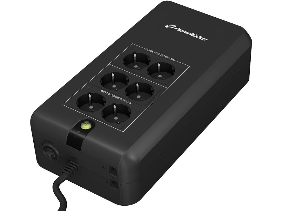 BlueWalker PW UPS VFD 800 APFC Schuko UPS og UPS batteri