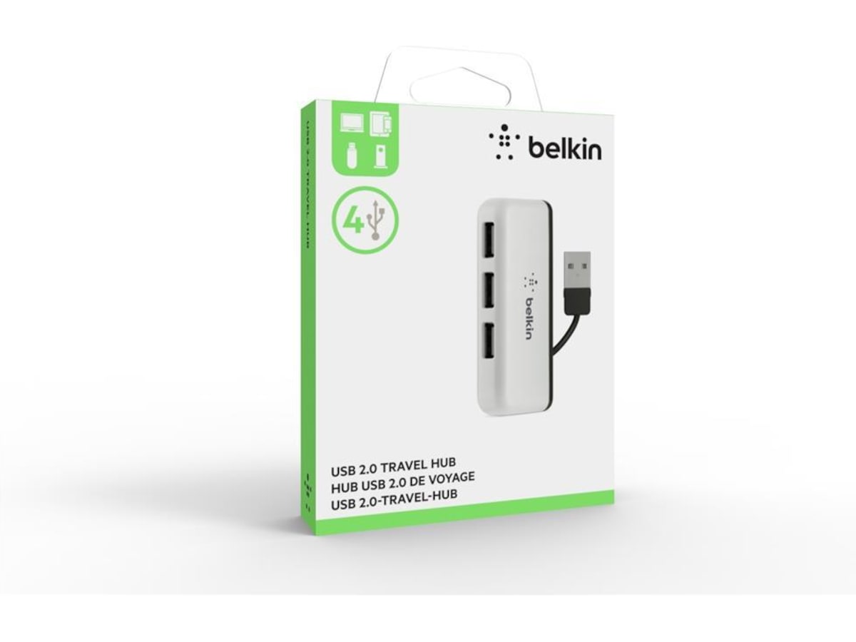 Belkin 4 port Travel-HUB Dockingstasjon & USB-HUB