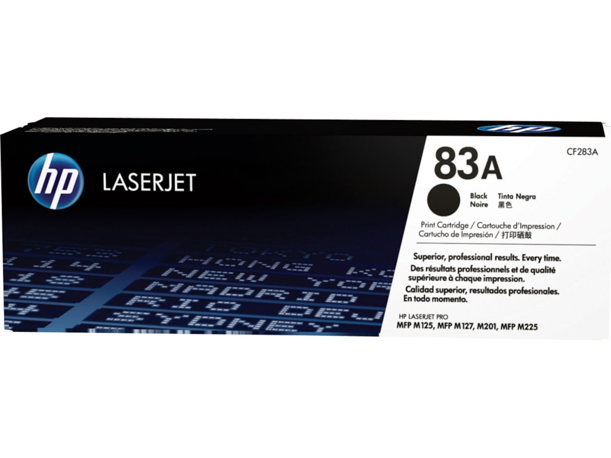 HP Toner 83A Sort Lasertoner