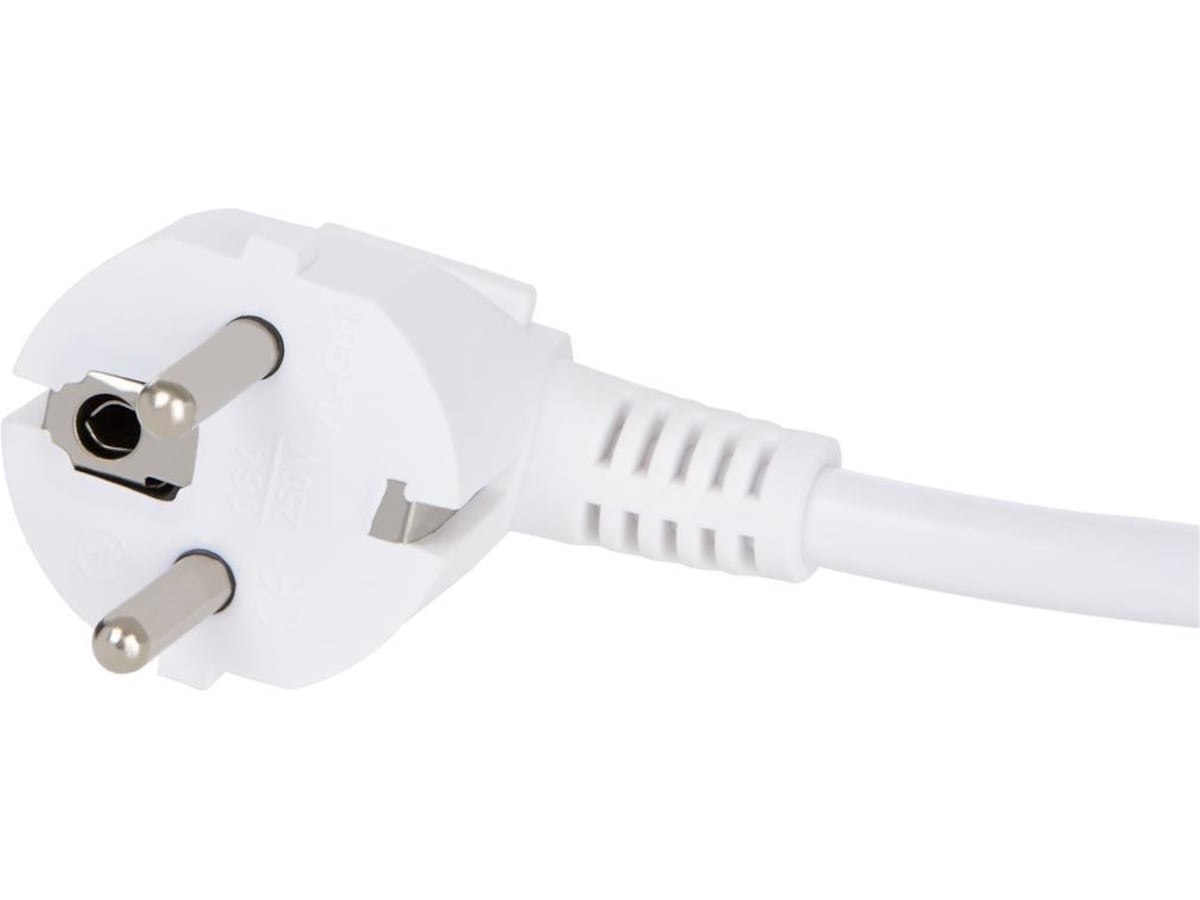 Strømforgrener 6x uttak 1,5m (hvit) Skjøtekabel & forgrener