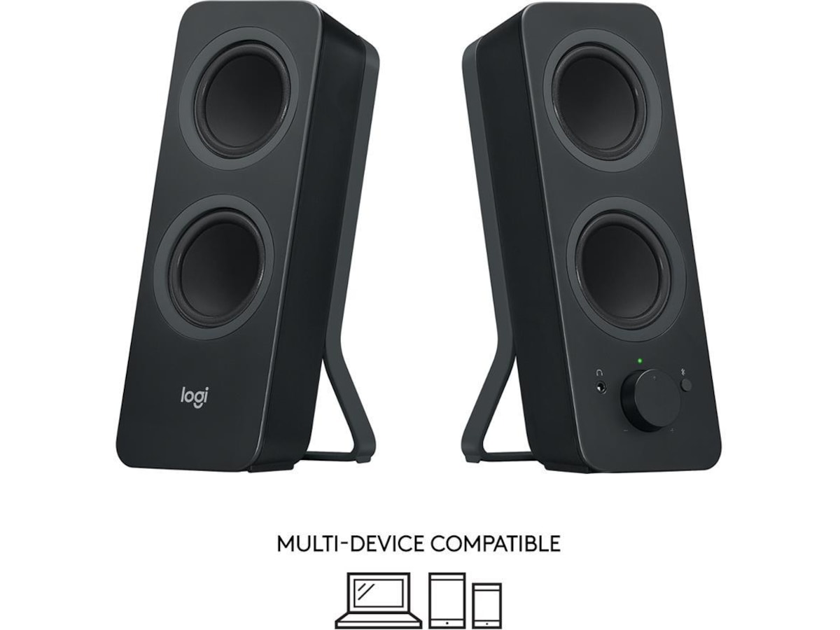 Logitech Z207 Trådløse PC Høyttalere 2.0 Høyttalere