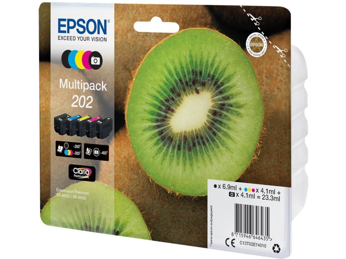Epson 202 Multipack (5clr) Blekkpatroner