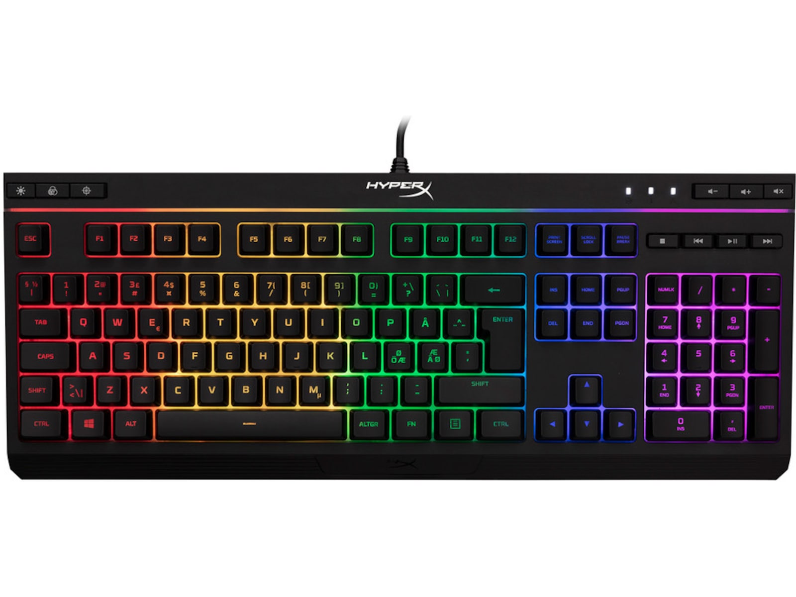 HyperX Alloy Core RGB Gamingtastatur (sort) Gamingtastatur